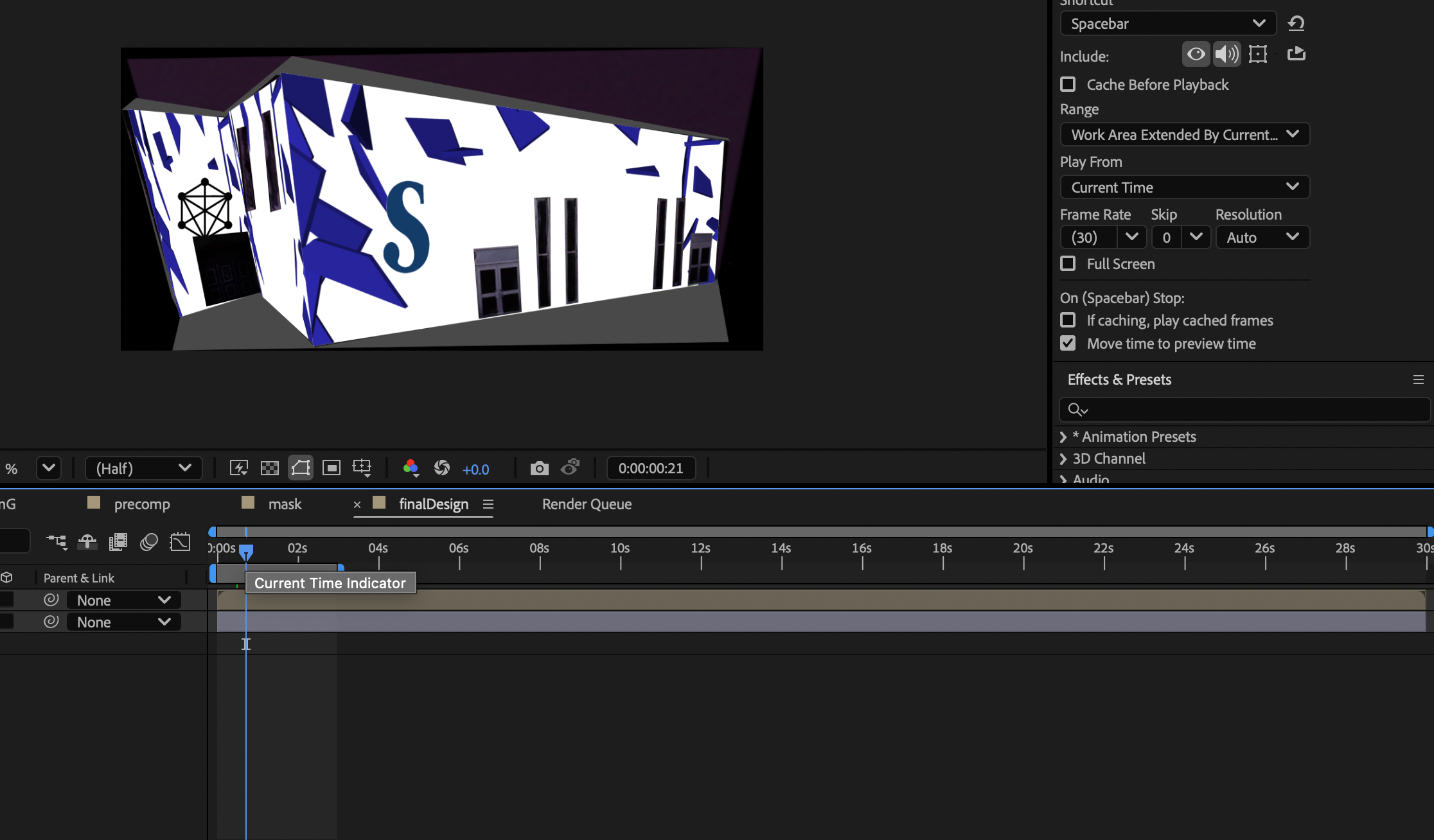 Adobe after effects projection mapping